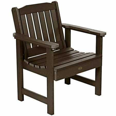 SEQUOIA BY HIGHWOOD USA CM-CHGSQ01-ACE Springville Weathered Acorn Faux Wood Outdoor Arm Chair 432CMCHSQ01A